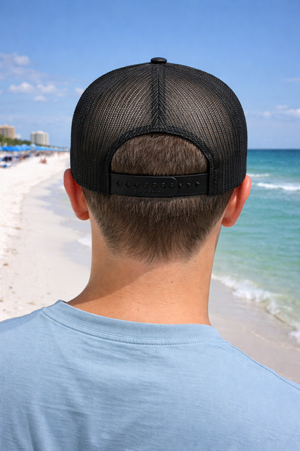 Richardson 112 Black on Black FREEDOM 3D Puff Hat