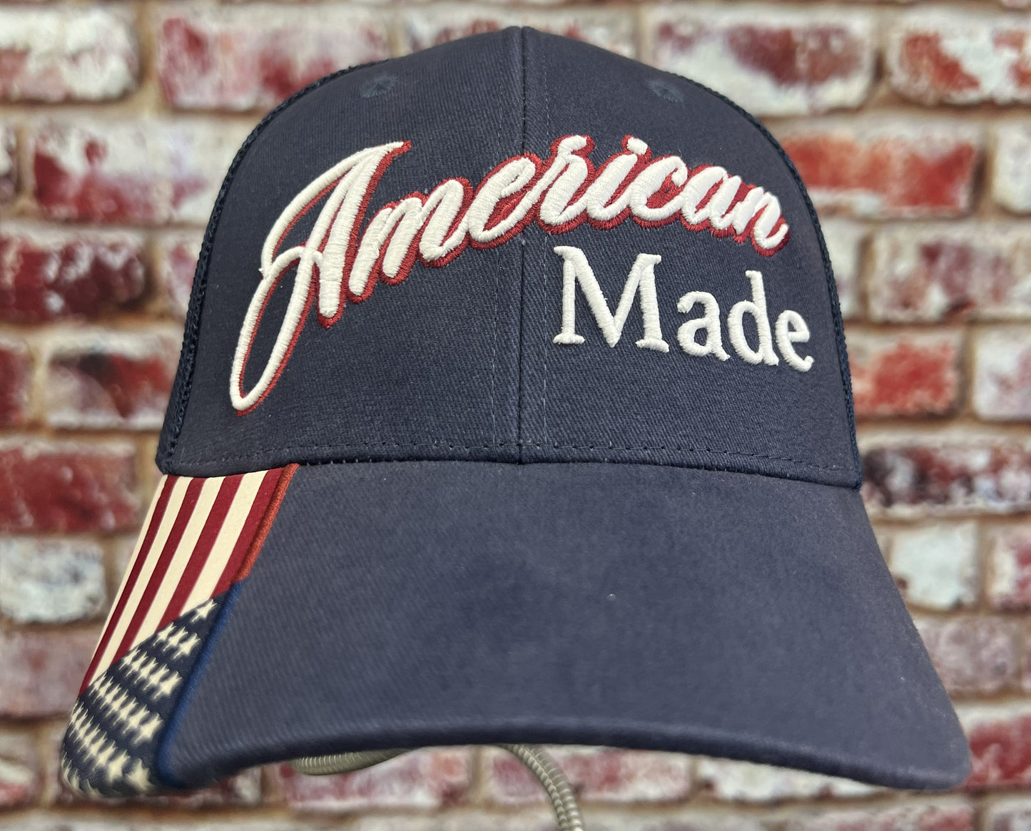 OC300M American Made 3D puff Flag on Bill Hat